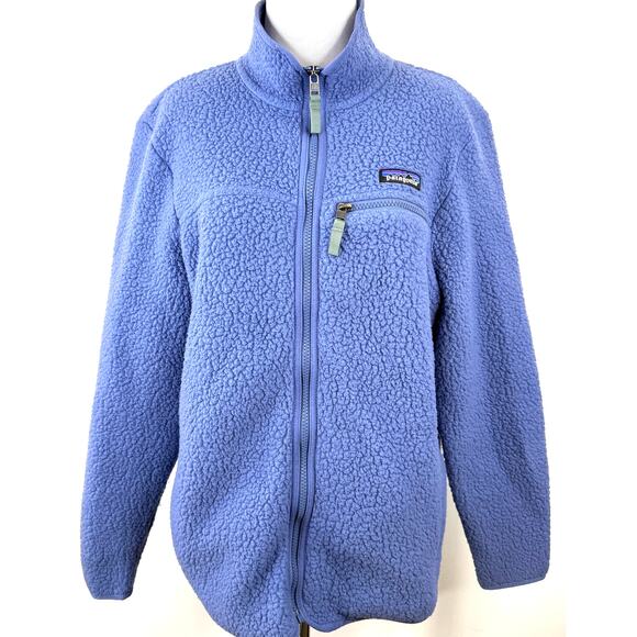 Patagonia Jackets & Blazers - Patagonia Women's Purple Retro Pile Fleece Jacket Size Large